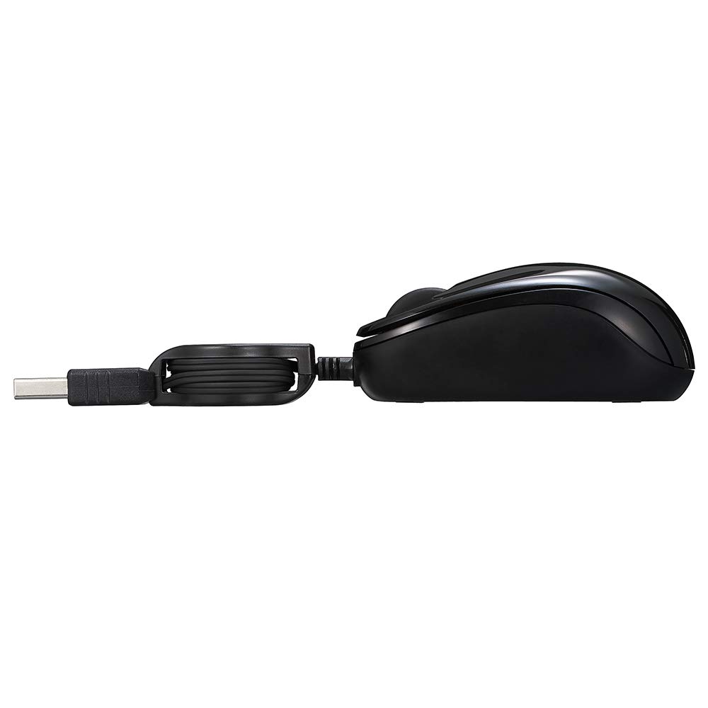 Amazon.co.jp: Digio2 Small Winding Wired Mouse 3 Button BlueLED