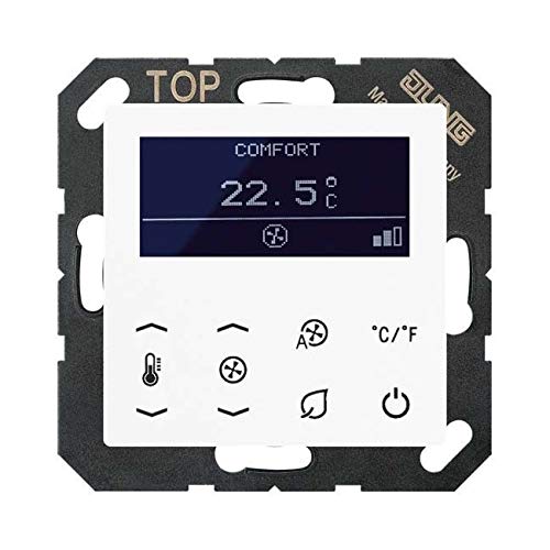 JUNG 1 Thermostat Blanc Alpin (Blanc)