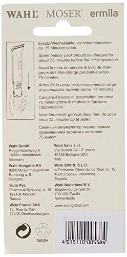 Ermila 50486 Wechselakku für Genius Haarschneidemaschinen, 1 Stück (1er Pack)