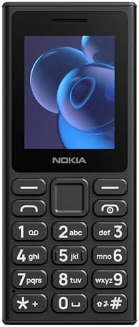 Nokia 105 2G Edition 2025 (Dual-SIM, 1,77" Display, 1000 mAh Akku, 32MB, 3.5mm Kopfhöreranschluss, FM Radio) Charcoal