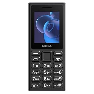 Nokia 105 2G Edition 2025 (Dual-SIM, 1, 77" Display, 1000 mAh Akku, 32MB, 3.5mm Kopfhöreranschluss, FM Radio) Charcoal