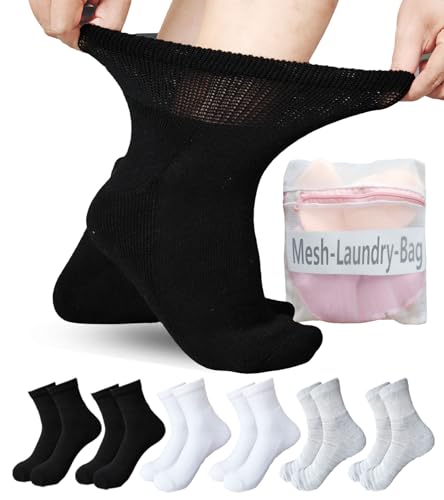 Aisesine Extra-Wide Diabetic Ankle Socks