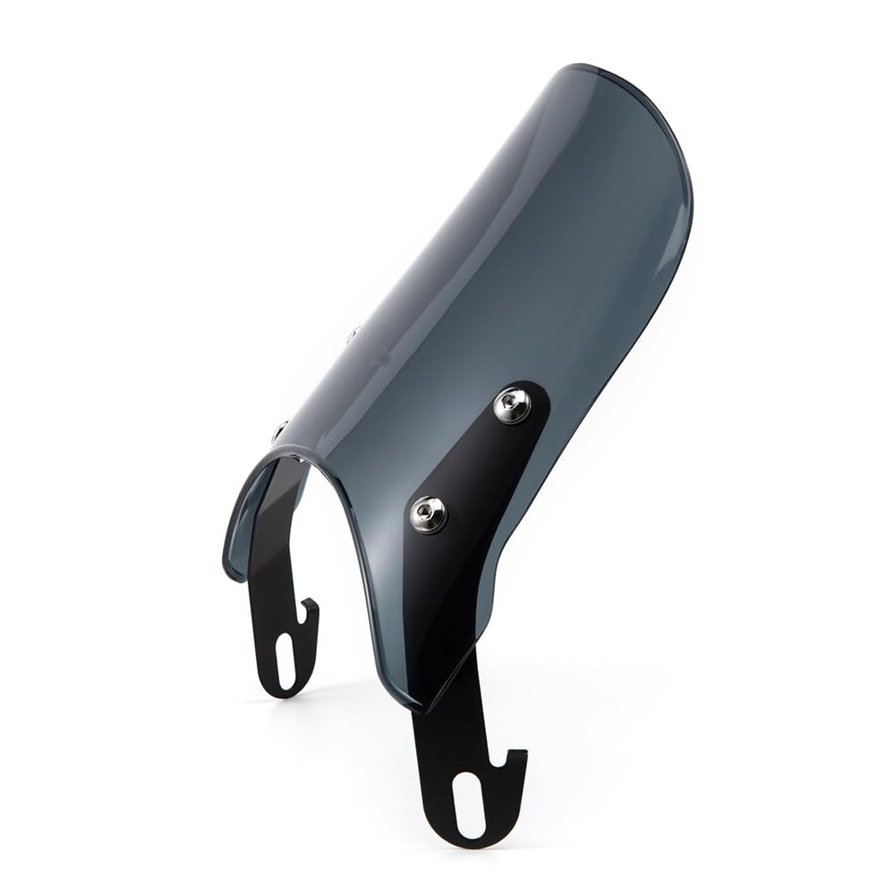 Parabrisas Deflector de Viento Universal para Moto 5 '' - 7 '' Faro delantero (Gris)