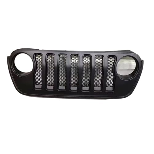 Calandre Jeep Wrangler JL JT 2018-2024 en ABS Noir Calandre de Radiateur Avant