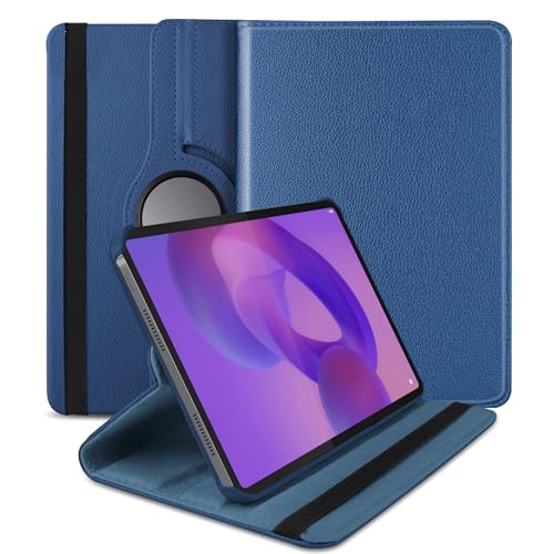 TGK 360 Rotatable Flip Cover for Lenovo Idea Tab 11 inch Case 2025 TB-336ZU TB-336FU (Dark Blue)