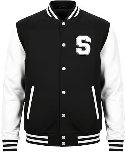 Image of Decrum Letterman Jacket Men - Casual High School Baseball Varsity Style Mens Bomber Jackets