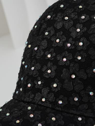 Casquette de baseball femme strass blanche idéale pour la plage - 4