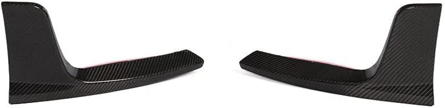Model 3 Carbon Fiber Rear Splitters for Tesla Model 3 Sedan 2017-2023 Rear Bumper Canards Rear Bumper Fins Factory Outlet(Carbon Fiber Black)