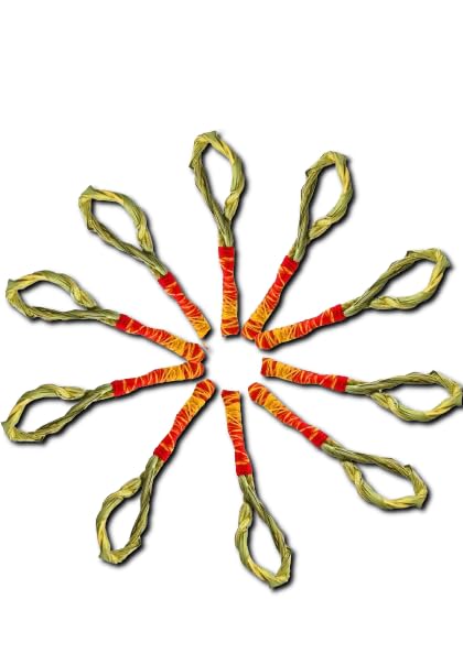 Shri Ayodhya- 21 Pcs Dry Kusha Ring for Hindu Puja | Darbha|Natural Pavitra Kusha Grass Ring for Pooja |Havan Grass |Grown In Holy Land Ayodhya-image-12
