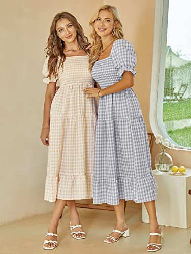 Merokeety Women's Modern/Fitted, Beige, Medium #TOP3