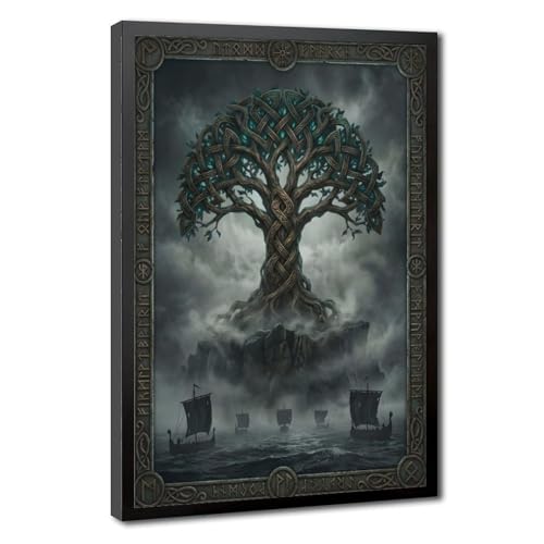 Impression sur toile d'arbres fantastique pour decoration murale de salon 20x30 cm