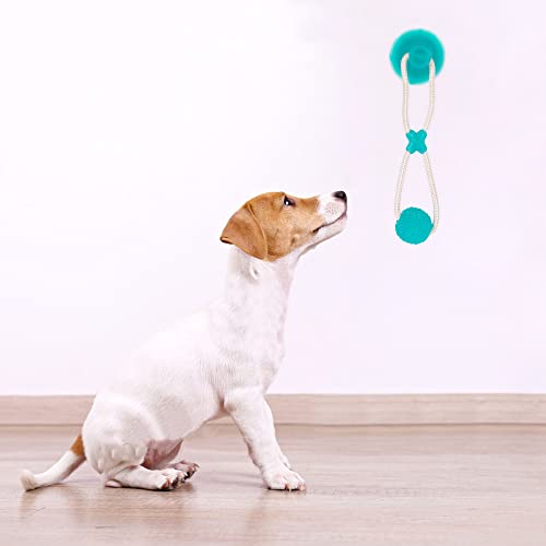 Dog Bite Toy Suction Cup Rope Toy Dog Chew Toy Pet Interactive Dog Tug