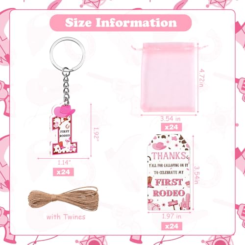 Image of Party Favors Theme Baby-Shower Keychain Set