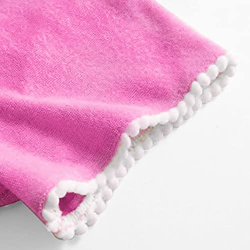 Betadog Girls Hooded Zip Terr𝐲 Coverups Swimsuit Kids Baby Girl Floral Print Short Sleeve Swim Cover-Up4