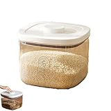 遮光米びつ 密閉米びつ 真空保存容器 自動排気 お米収納 ボタン押しタイプ 計量カップ付 残量見える キッチン収納容器 省スペース 負圧密封桶 湿気防止 貯蔵タンク ペットフードストッカー