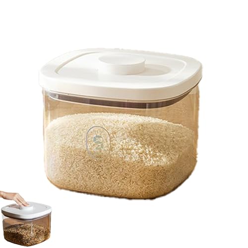 遮光米びつ 密閉米びつ 真空保存容器 自動排気 お米収納 ボタン押しタイプ 計量カップ付 残量見える キッチン収納容器 省スペース 負圧密封桶 湿気防止 貯蔵タンク ペットフードストッカー