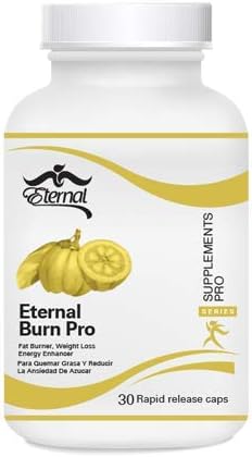 Eternal-Burn Pro-Garcinia Cambogia Weight Loss - Fast Acting Diet Pills That Work Fast for Women & Men - Made in USA - 30 Vegetable Capsule