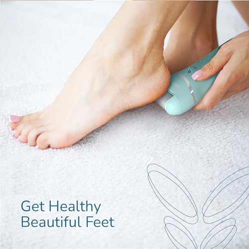 Caresmith Bloom Rechargeable Callus Remover for Feet | Foot scrubber for dead skin | 3 Roller Heads for Dead Skin Removal | Pedicure Machine - Image 7
