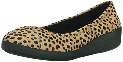 FitFlop Women's F-Pop Ballerina Pony Ballet Flat