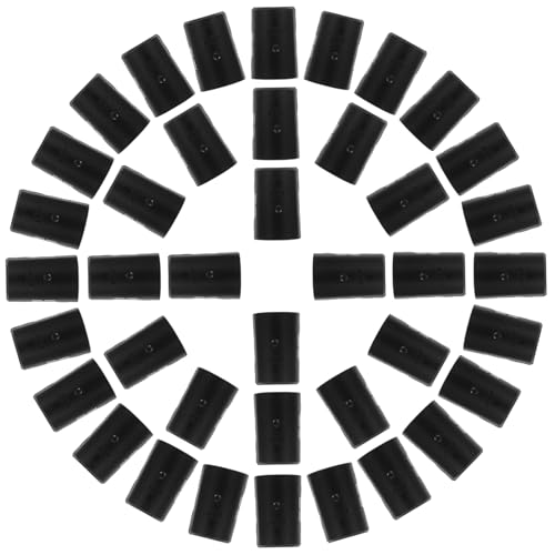 HEATSHAKING 25sets Clip Per Ripiani in Filo Metallico Neri Clip Bloccaggio Per Ripiani in Plastica Sostituzioni Per Scaffalature Montanti Per Gestione Organizzata Dei