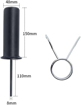 Steel Weight Stack Pin with Spring Collar Gym Cable Tower, 88