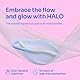Halo Menstrual Disc Pod - One-Handed Insertion - Pull Tab for Easy Removal - Reusable Medical-Grade Silicone - Menstrual Cup, Disc, Tampon, Pad Alternative - 12 Hours Protection, Equals 10 Tampons