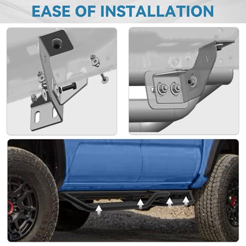 Estribos 7 pulgadas para Toyota Tacoma 2005-2023 miniatura 5