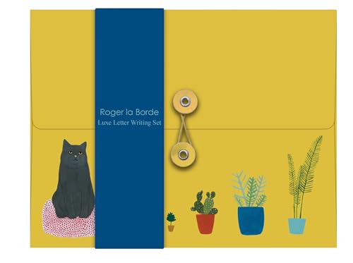 Chouchou Chat Roger la Borde set d'écriture pour lettres soignées