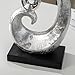 Anding Ceramic Abstract Statue Decoration ，Gift, Silver ，Sculpture Office Home Decoration (1270)