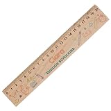 Striefchen® Holz Lineal personalisiert mit Name – 20 cm Holzlineal Buchenholz für Schüler & Kinder – Geschenk Schule, Schultüte, Einschulung, Schulanfang für Jungen & Mädchen (Schulsachen)