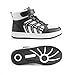 DREAM PAIRS Boys Girls Sneaker High Top Basketball Shoes Kids LilLegends JuniorFly Jumpers Sports Shoes for Athletic School Gym,Size 13 Little Kid,White/Black,SDFS2422K