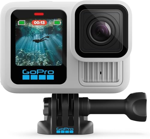 Image of GoPro Limited Edition HERO13 in Polar White - Ecommerce Packaging | Waterproof Action Camera with 5.3K60 Video, 27MP Photo + Compatability with HB-Series Lenses