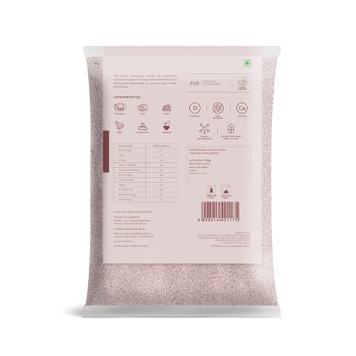 Image of The Millet Company Natural Millet Flour Combo Pack of 3 [500g each], Ragi, Jowar, Bajra Flour, Natural Farm Produce, High Fibre