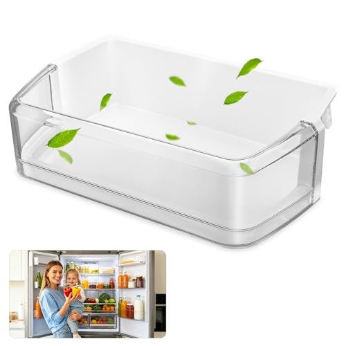 Image of 𝒖𝒑𝒈𝒓𝒂𝒅𝒆 DA97-06420C Refrigerator Door Bin, Refrigerator Door Shelf Bin Left（1 Pack）, Fit for Samsung Door Bin RFG297AABP RFG297AAPN RFG297AARS RFG297AAWP RFG297ABBP RFG298AABP RFG298AAPN
