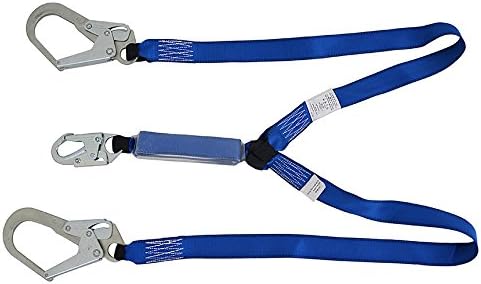 NS9100001, 6 ft Double Lanyard with Shock Absorber