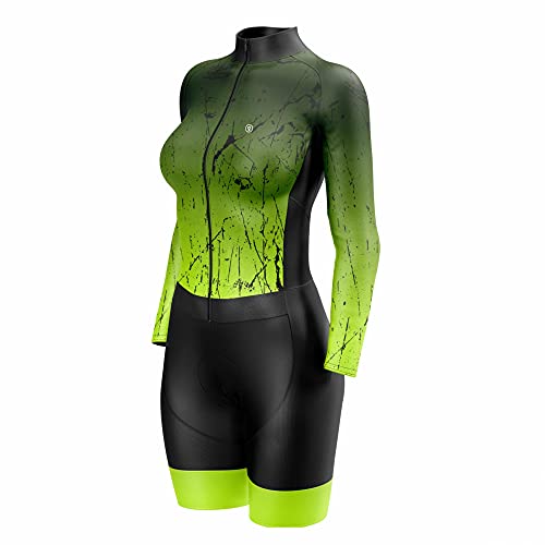 Macaquinho de Ciclismo Feminino Safari Manga Longa