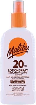 Malibu Sun SPF 20 Sun Lotion, Moisturising Sunscreen for Body, 200ml