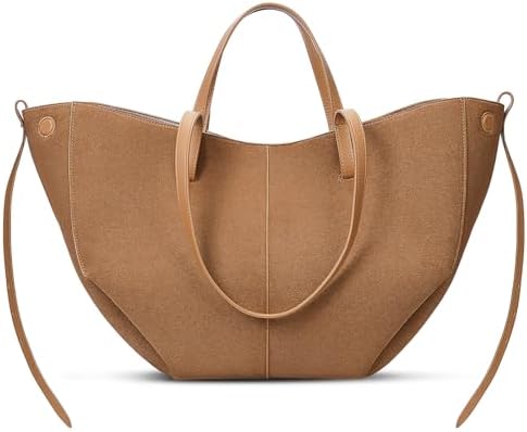 Juoxeepy Work Bag Faux Leather Tote Bag for Women Trendy Handbag