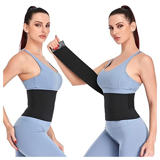 Waist Trainer For Women Lower Belly Fat,10FT Waist Trimmer Wraps for Stomach Weight Loss,Comfortable Workout Bandage Tummy Waist Trimmer Belt (Black 10FT)