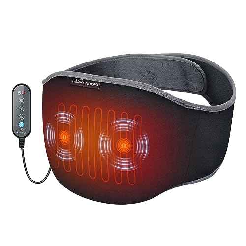 Snailax Ceinture Chauffante Dos&Nuque, Ventre Lombaire, Ceinture Chauffante ELectrique Avec Massage...