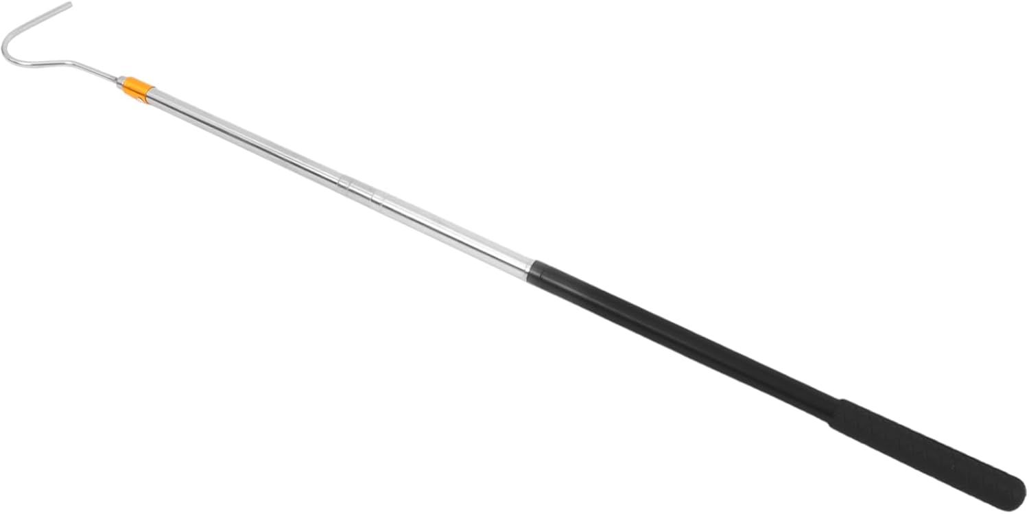 Telescoping Snake Hook Tool Adjustable Stainless Steel Snake Catcher for Handling of Various Easy to Use