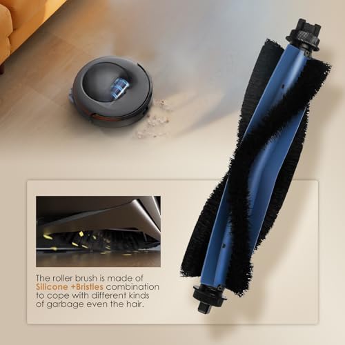 22 PCS Replacement Parts Compatible with eufy Vacuum Omni C20, 6 Dust Bags, 4 Mop Cloth Pads, 6 Side Brushes, 5 HEPA Filters, 1 Main Brush