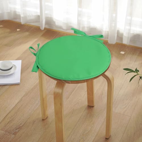 Coussin de chaise rond 30,5 cm lavable et résistant extérieur lot de 2 vert