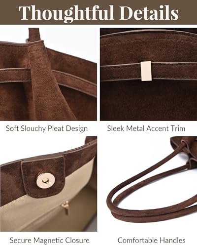 Bolso Tote para mujer Makukke en gamuza sintética miniatura 6
