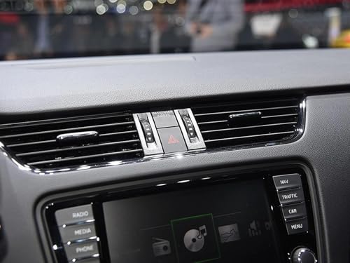 Grille d'aération tableau de bord sortie panneau console centrale Skoda Octavia - 4