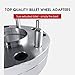 4 Wheel Adapters 5x150 to 6x5.5 (5x150 to 6x139.7) Inch Hub Centric Fit for Chevy GMC Wheels on 5 Lug Tundra Thickness 2