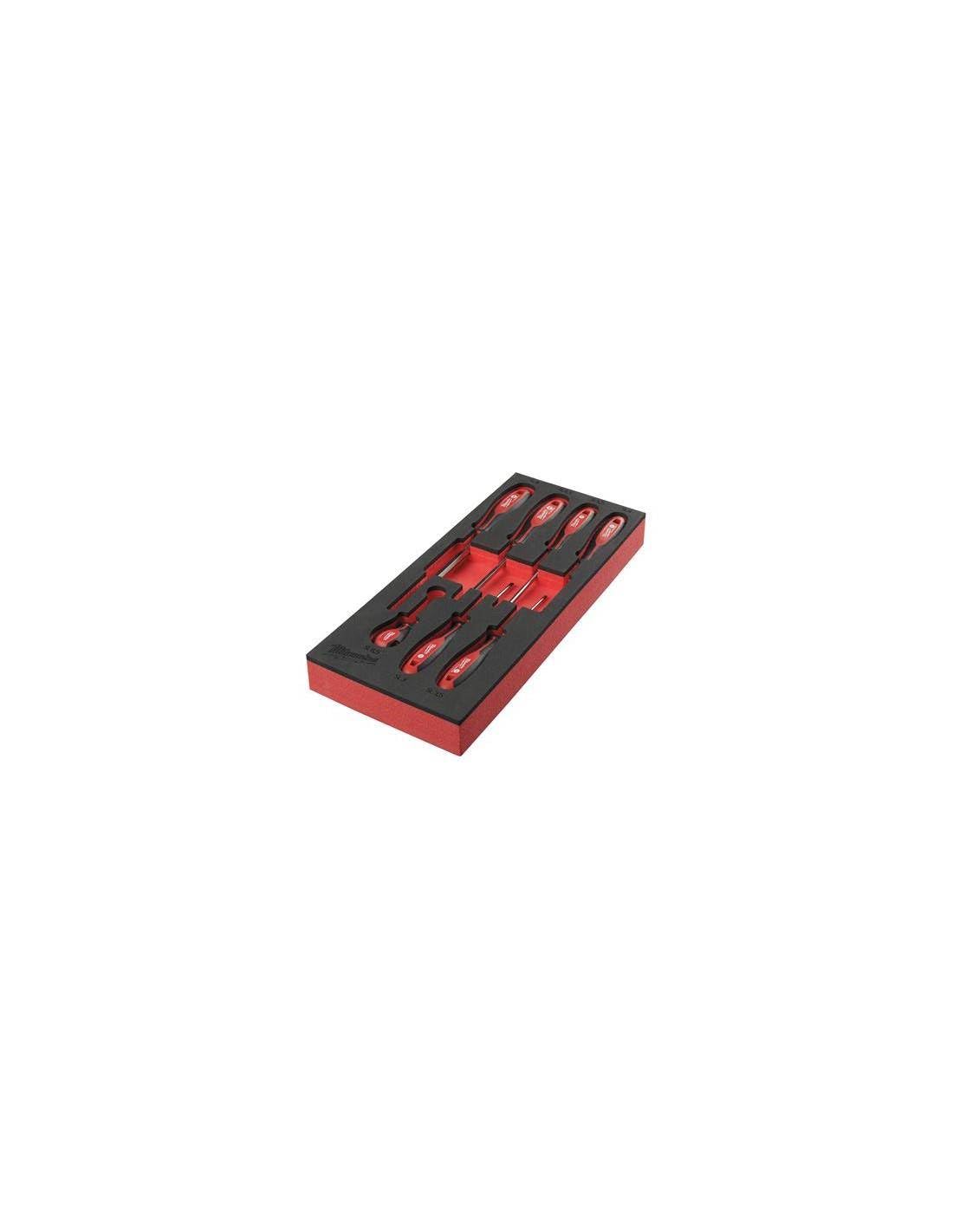 Milwaukee Inserto per cacciavite Tri-Lobe 7 pezzi SL per carrello officina 78 cm