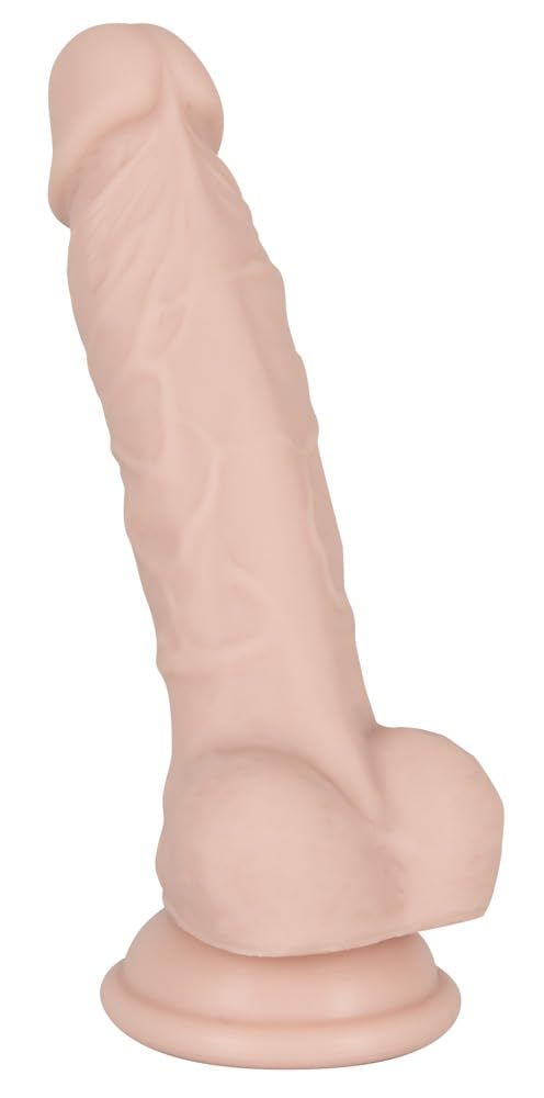 You2Toys Fallo Realistico con Ventosa e Testicoli in Puro Silicone Medicale 18 X 3,6 cm