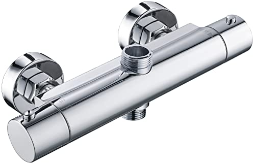 Mitigeur Thermostatique Double Sortie pour Colonne de Douche BOLEA by Eurosanit