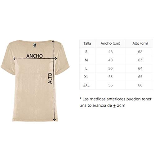 ROLY Camiseta Maya 6680 Mujer Verde Militar 15 L